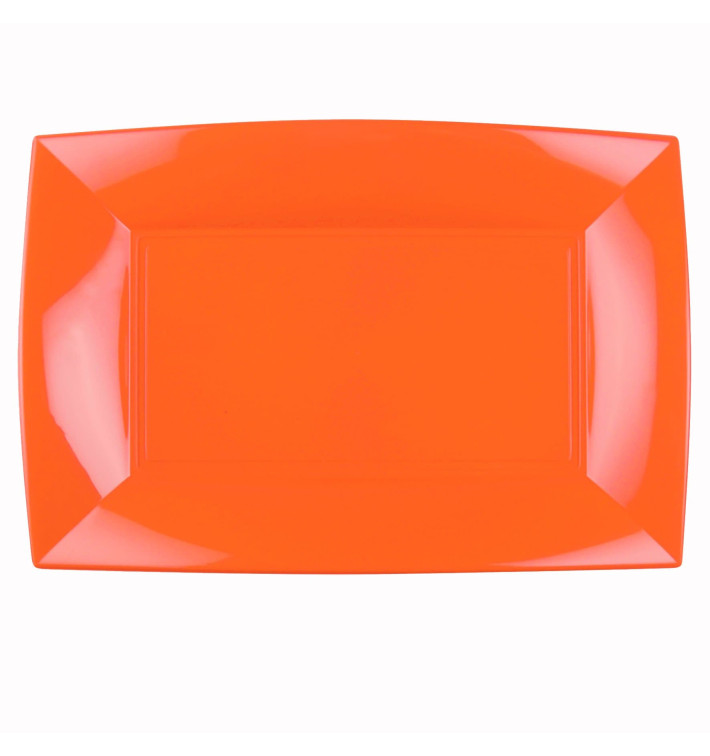 Plateau Plastique Orange Nice PP 345x230mm (60 Utés) Plateau Plastique Orange Nice PP 345x230mm (60 Utés)