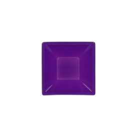 Bol en Plastique PS Carré Lilás 12x12cm (720 Utés)