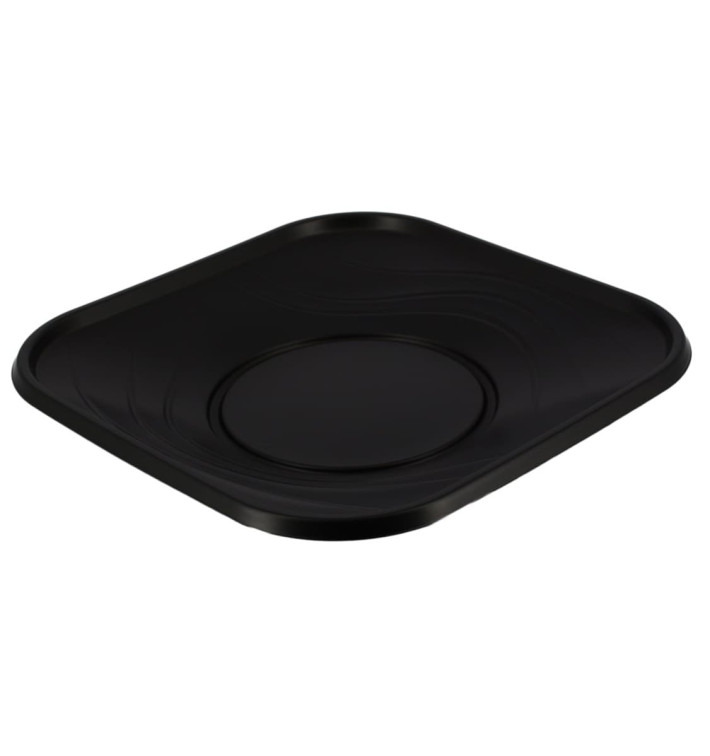 Assiette Plastique PP "X-Table" Carré Noir 230mm (8 Utés) Assiette Plastique PP "X-Table" Carré Noir 230mm (8 Utés)