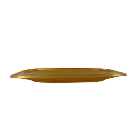 Plateau Plastique PP "X-Table" Or 330x230mm (2 Unités)