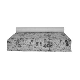 Nappe papier en ROULEAU "Presse" Blanc 1,2x100m 37g (6 Unités)