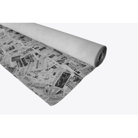 Nappe papier en ROULEAU "Presse" Blanc 1,2x100m 37g (6 Unités)