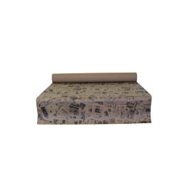 Nappe papier en ROULEAU "Presse" Kraft 1,2x100m 37g (6 Unités)