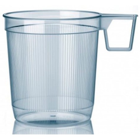 Tasse plastique Dur Transparent 250ml (40 Unités)