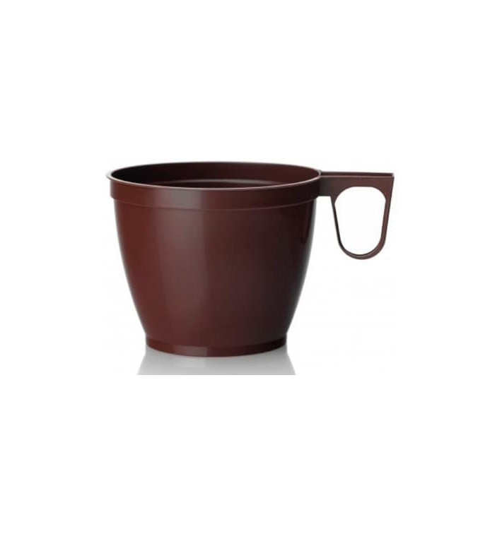 Tasse Plastique Dur Marron 180ml (50 Unités) Tasse Plastique Dur Marron 180ml (50 Unités)