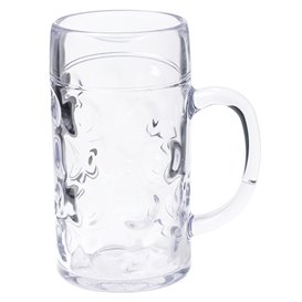 Pichet Réutilisable SAN pour Bière Ø105mm 1000ml (6 Utés)