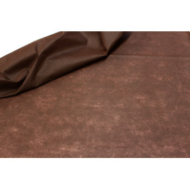  Nappe en PP Non-Tissé Marron 120x120cm (150 Utés)