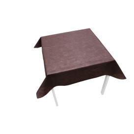  Nappe en PP Non-Tissé Marron 120x120cm (150 Utés)