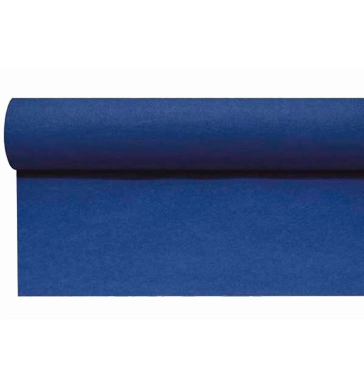 Chemin de Table Airlaid Bleu Prédécoupé 0,4x48m (6 Utés) Chemin de Table Airlaid Bleu Prédécoupé 0,4x48m (6 Utés)