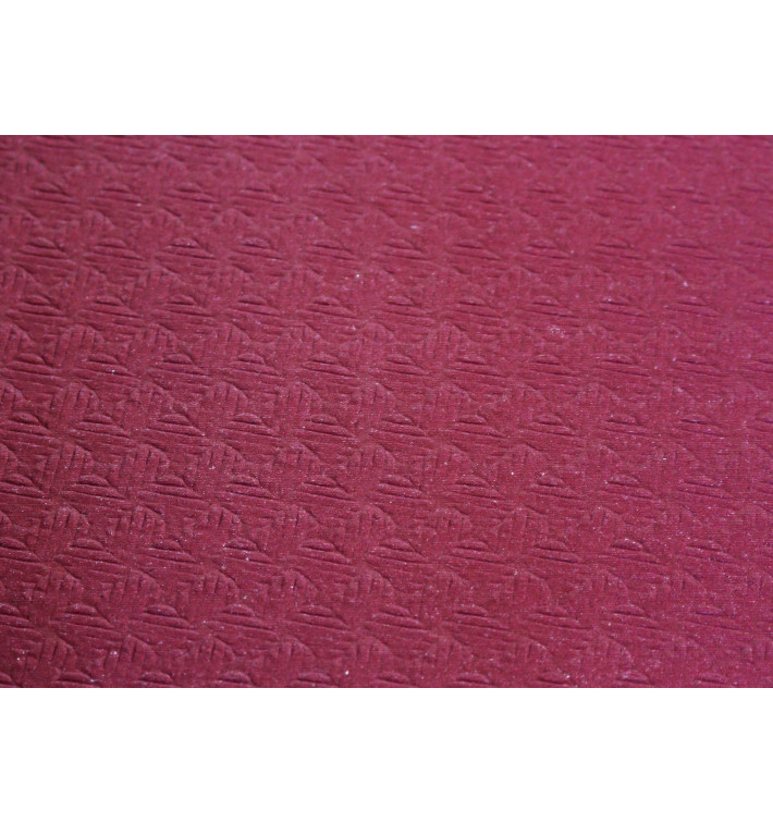 Nappe en papier 1x1m Bordeaux 40g (400 Utés)