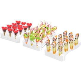 Cônes Slice 55ml avec Stand 180x260 mm (20 Kits)