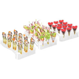 Cônes Clear 76ml avec Stand 180x260 mm (5 Kits)