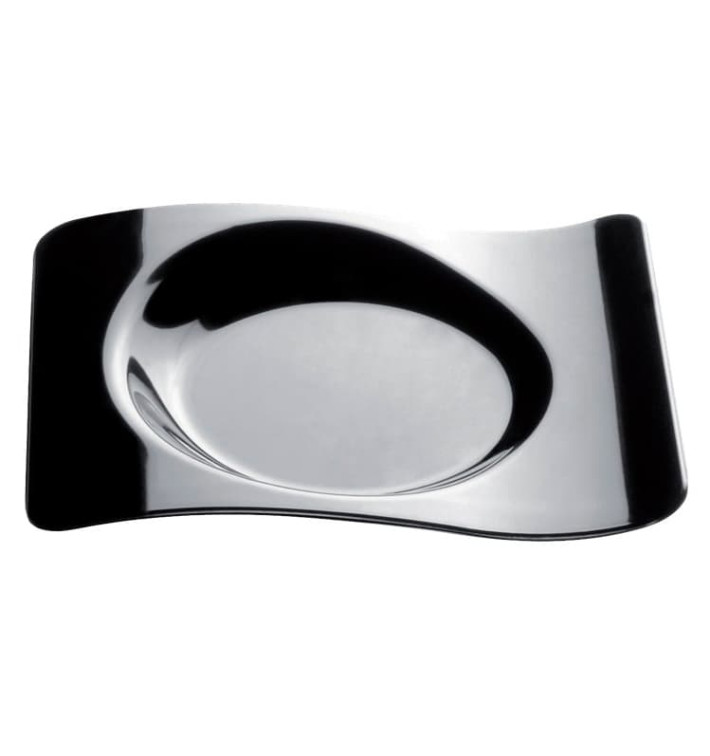 Assiette Dégustation "Forma" Noir 8x6,6 cm (50 Utés) Assiette Dégustation "Forma" Noir 8x6,6 cm (50 Utés)