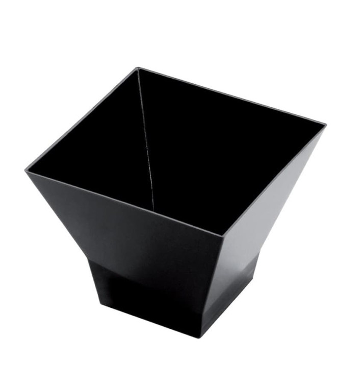 Verrine Dégustation "Pagode" Noir 65ml (25 Utés) Verrine Dégustation "Pagode" Noir 65ml (25 Utés)