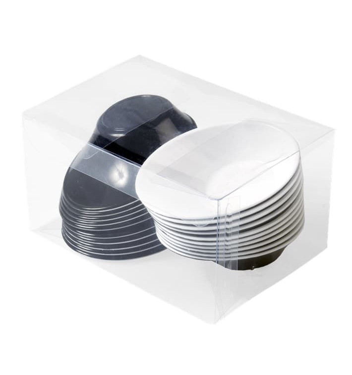 Verrine Dégustation "Sodo" noir et blanc 50 ml (20 Utés) Verrine Dégustation "Sodo" noir et blanc 50 ml (20 Utés)