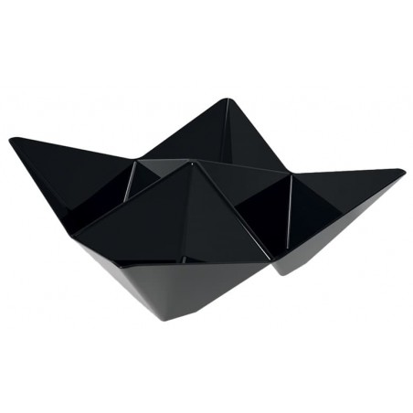 Verrine Dégustation Origami PS Noir103x103mm (25 Utés)