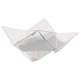 Verrine Dégustation Origami PS Transp.103x103mm (500 Utés)