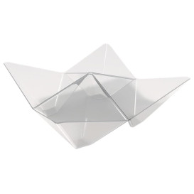 Verrine Dégustation Origami PS Transp.103x103mm (500 Utés)