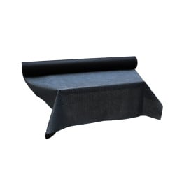 Nappe Rouleau PP Non Tissé Noir "Spirale" 1,2x50m 50g (1 Uté)
