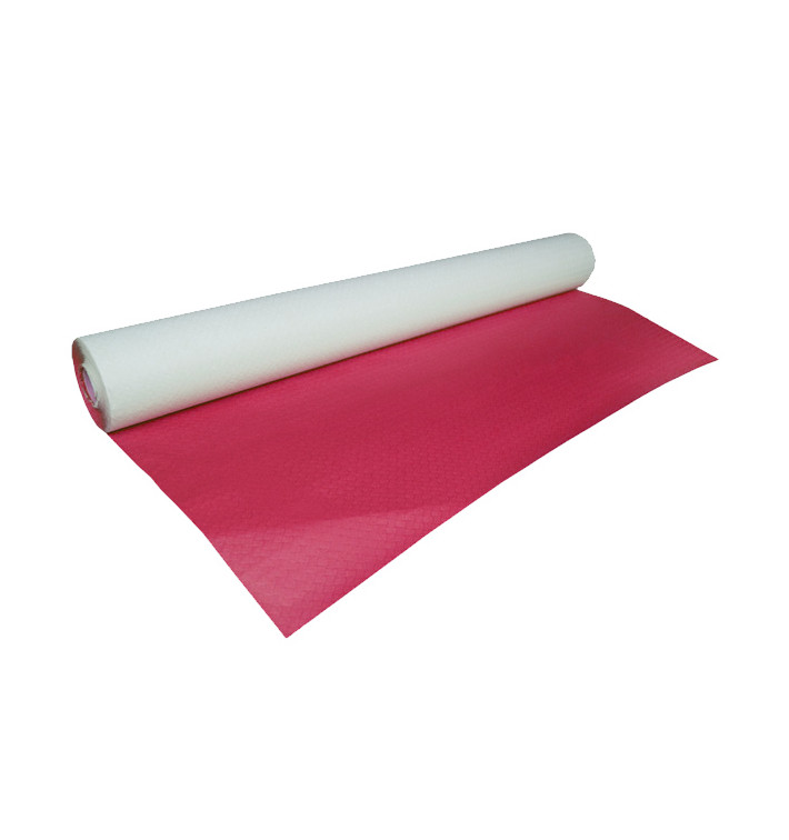 Nappe en papier en Rouleau Bordeaux 1x100m 40g (1 Unité) Nappe en papier en Rouleau Bordeaux 1x100m 40g (1 Unité)
