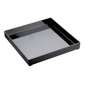 Plat Tray Noir 30x30cm (1 Uté)