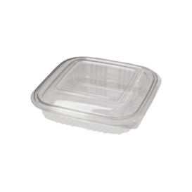 Coque Carrée avec charnière PET 250ml (900 Utés)