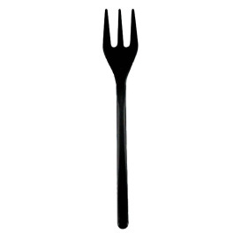 Mini Fourchette Dégustation  Noir 100 mm (1500 Utés)