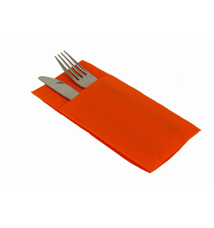 Serviette Kangourou en Papier Orange 40x40cm (30 Unités) Serviette Kangourou en Papier Orange 40x40cm (30 Unités)