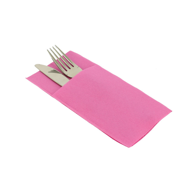 Serviette Kangourou en Papier Fuchsia 40x40 (960 Unités) Serviette Kangourou en Papier Fuchsia 40x40 (960 Unités)