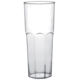 Verre Plastique Tube Transp. PP Ø65mm 350ml (10 Utés)