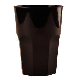 Verre Plastique à Cocktail Noir PP Ø84mm 350ml (420 Utés)