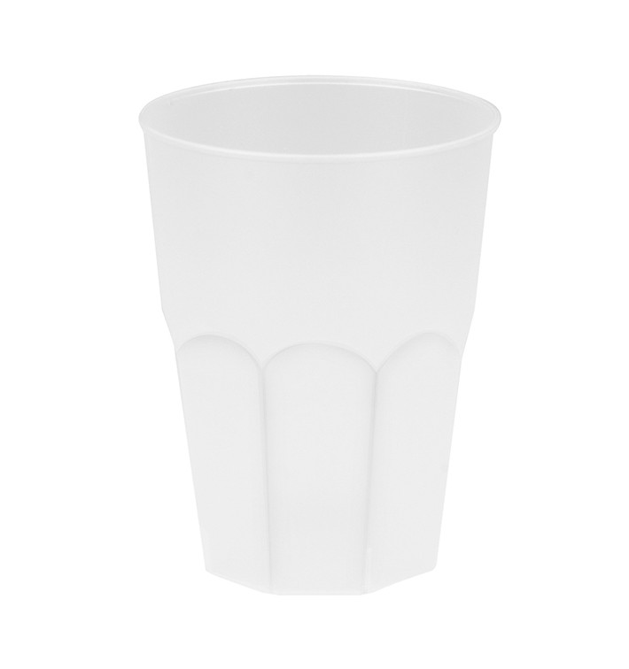 Verre Plastique Blanc PP 350ml (420 Unités) Verre Plastique Blanc PP 350ml (420 Unités)
