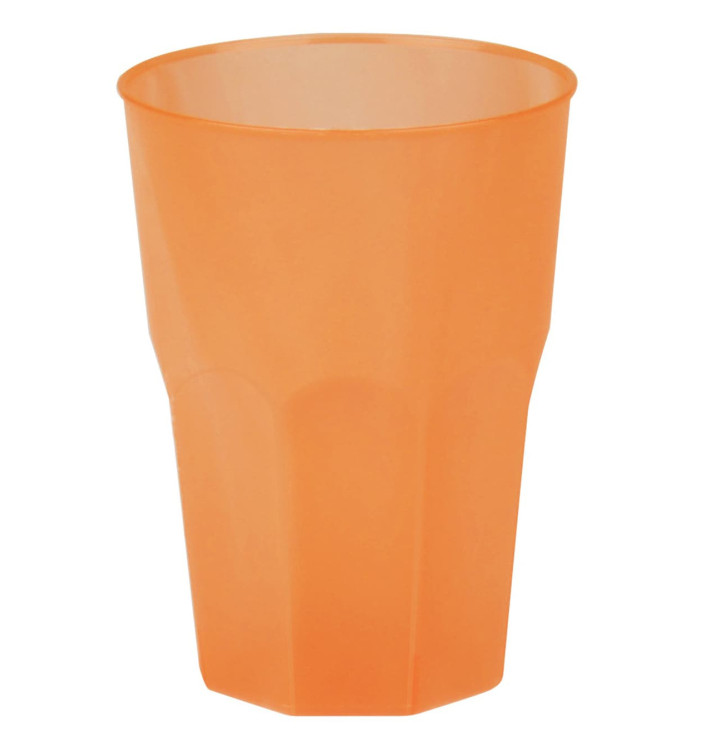 Verre Plastique "Frost" Orange PP 350ml (420 Unités)