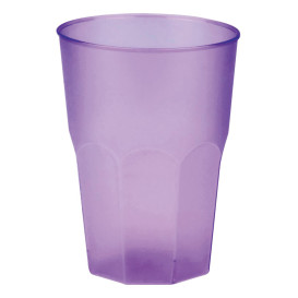 Verre Plastique "Frost" Violet PP 350ml (20 Unités)