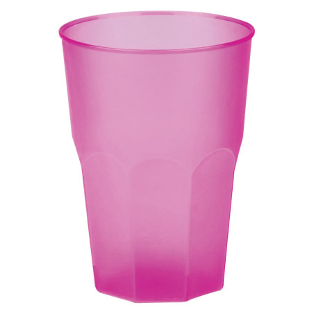 Verre Plastique "Frost" Fuchsia PP 420ml (20 Unités)