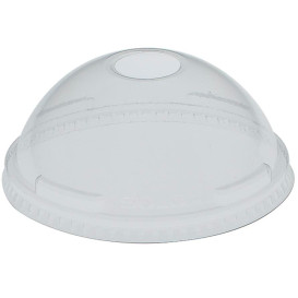 Couvercle Dôme Perforé PET Cristal Ø10,7cm (500 Utés)