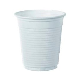 Gobelet Plastique PS Blanc 166ml Ø7,0cm (100 Unités)