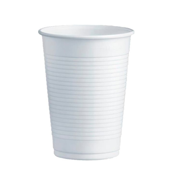 Gobelet Plastique PS Blanc 230ml Ø7,0cm (100 Unités) Gobelet Plastique PS Blanc 230ml Ø7,0cm (100 Unités)