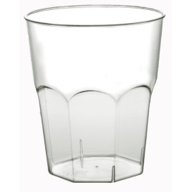 Verre Plastique Cocktail Transp. PS  Ø73mm 200ml (50 Utés)