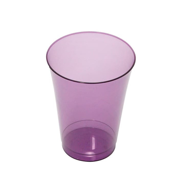 Verre Plastique Injecté Aubergine 230 ml (10 Unités) Verre Plastique Injecté Aubergine 230 ml (10 Unités)