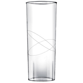 Verre Plastique Moon Transparent PS 300ml (240 Unités)