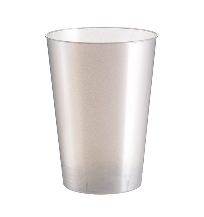 Verre Plastique Moon Blanc Pearl PS 230ml (1000 Unités) Verre Plastique Moon Blanc Pearl PS 230ml (1000 Unités)