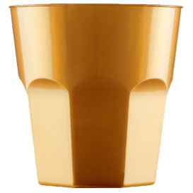 Verre Plastique à Cocktail Or PS Ø73mm 220ml (1000 Utés)