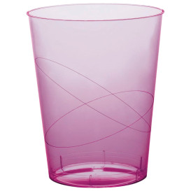 Verre Plastique Moon Lilas Transp. PS 350ml (400 Unités)