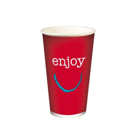 Gobelet Carton 12Oz/360ml "Enjoy" Ø8,0cm (2.000 Utés)