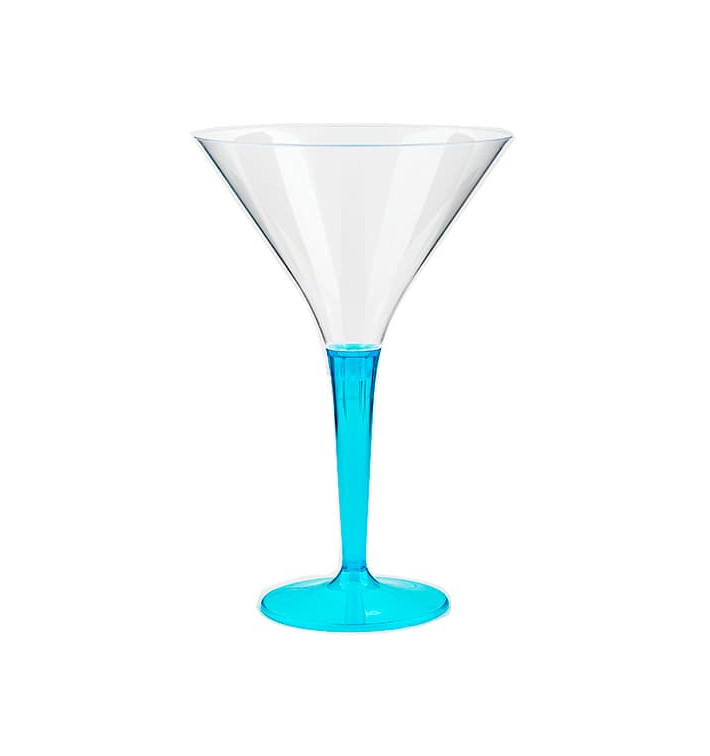 Verre à Cocktail Plastique Turquoise 100ml (6 Unités) Verre à Cocktail Plastique Turquoise 100ml (6 Unités)
