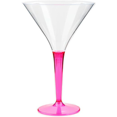 Verre à Cocktail Plastique Framboise 100ml (48 Unités)
