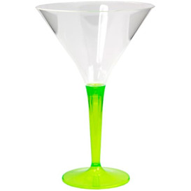 Verre à Cocktail Plastique Vert 100ml (48 Unités)