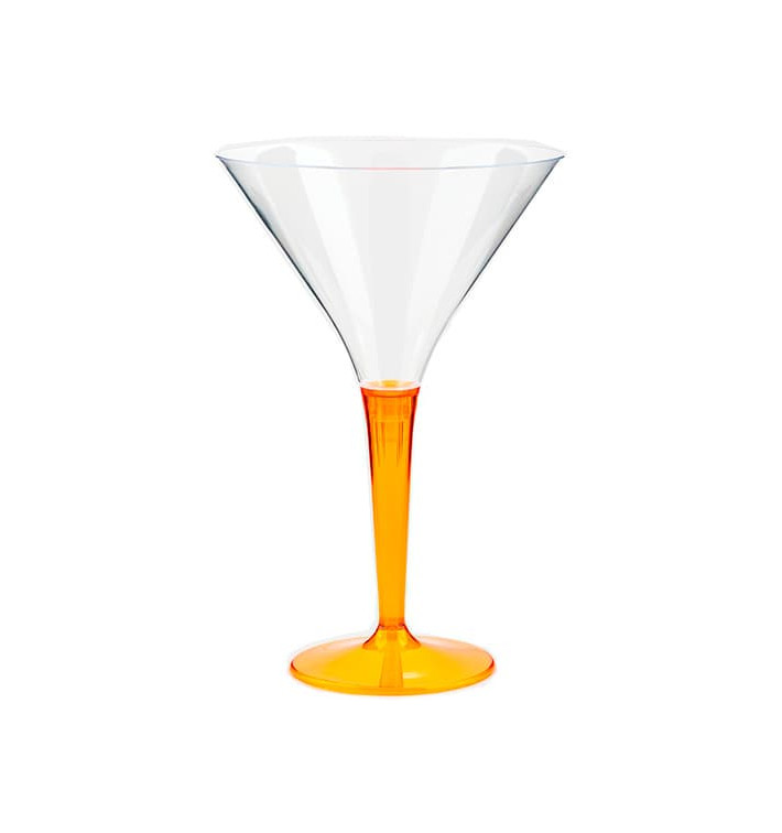 Verre à Cocktail Plastique Orange 100ml (48 Unités) Verre à Cocktail Plastique Orange 100ml (48 Unités)