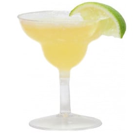 Coupe en Plastique Vert Transp. 70ml 2P (144 Utés)